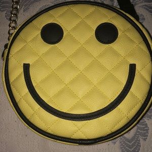 Yellow Smiley Betsy Johnson Bag